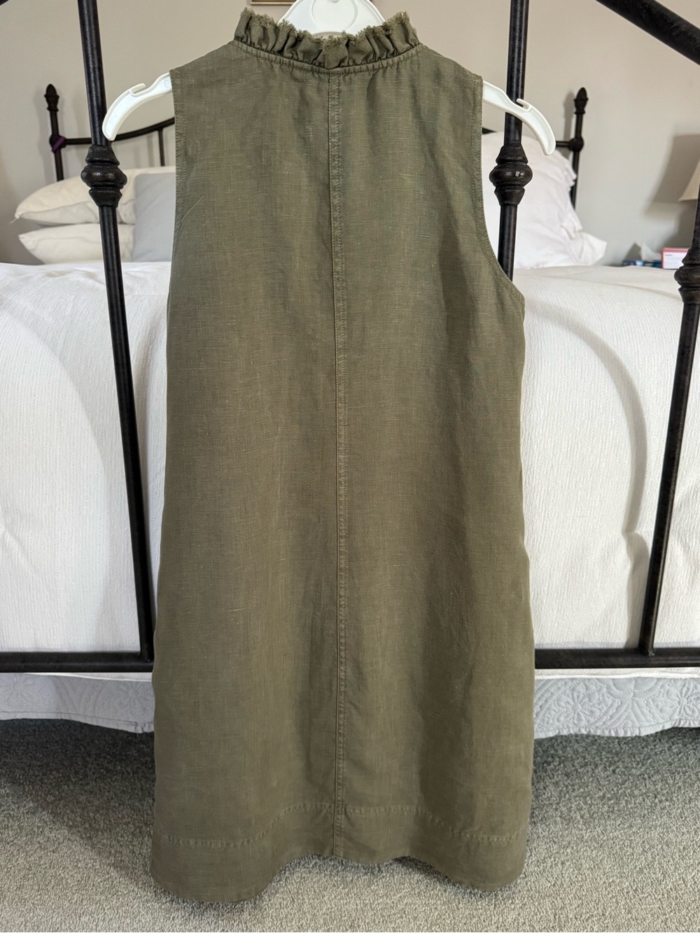 Tommy Bahama Olive Green Women's Linen blend dress - Picture 3 of 3